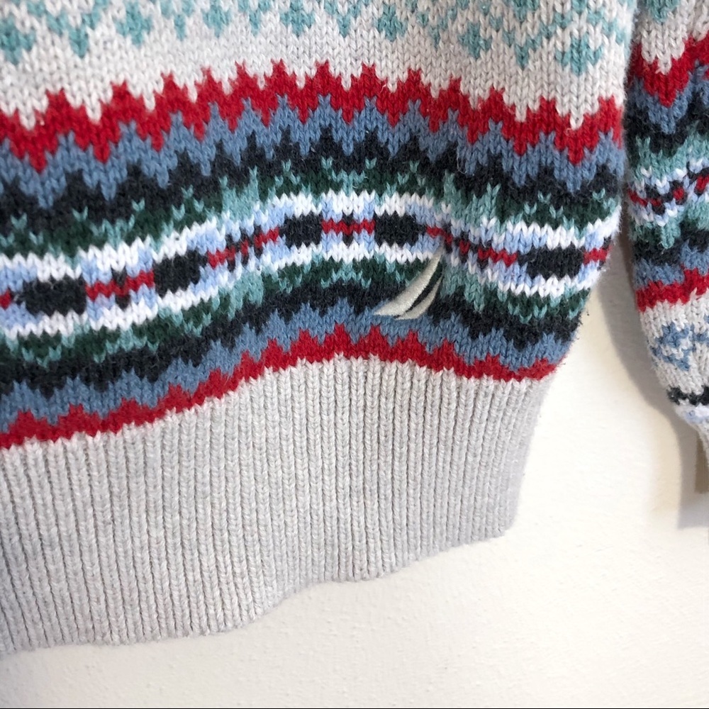 Nautica sweater quarter zip long sleeve small - Picture 5 of 9